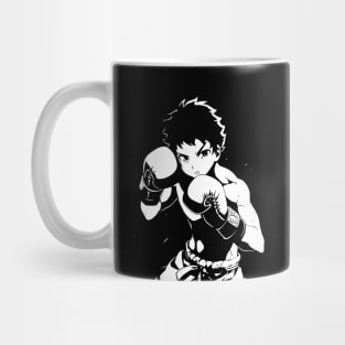 Thai Boxing Anime Retro 90s Mug